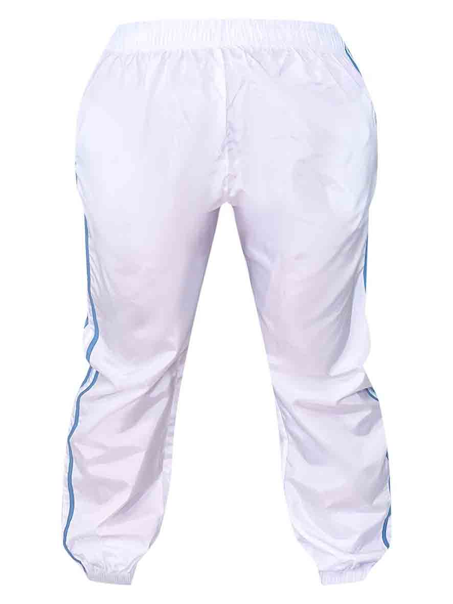 PLUS CREAM SIDE STRIPE SHELL JOGGERS - ThexactStore