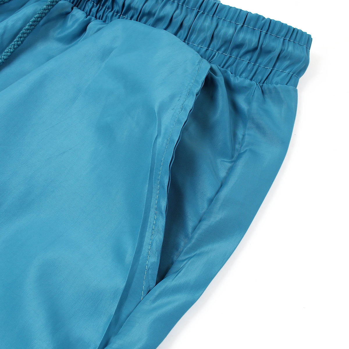 Bright Blue Shell Ruched Leg Cargo Trousers