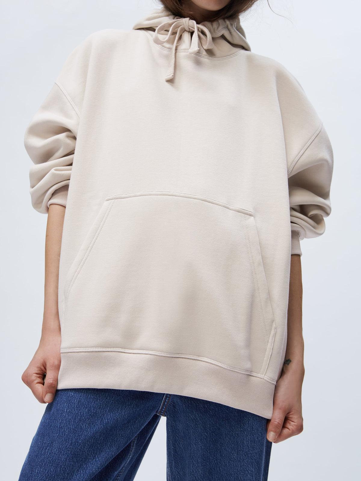 OVERSIZED STONE HOODIE SWEATSHIRT