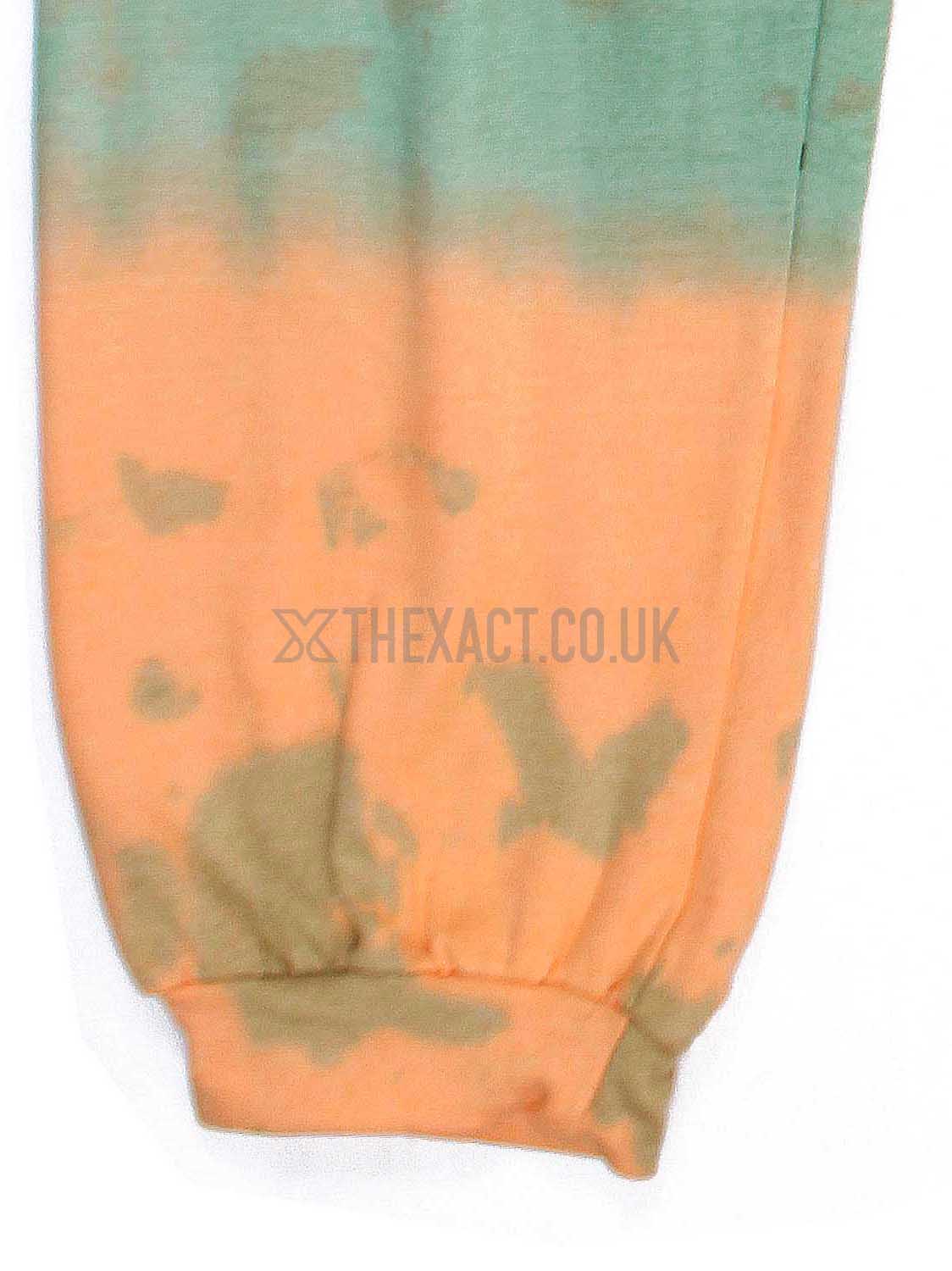 PEACH TIE DYE JOGGERS