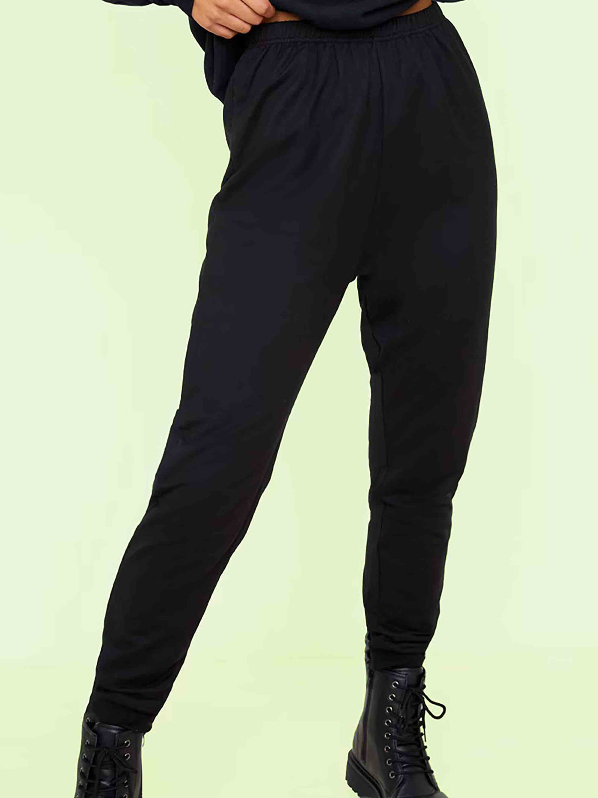 BLACK SKINNY JOGGERS - ThexactStore