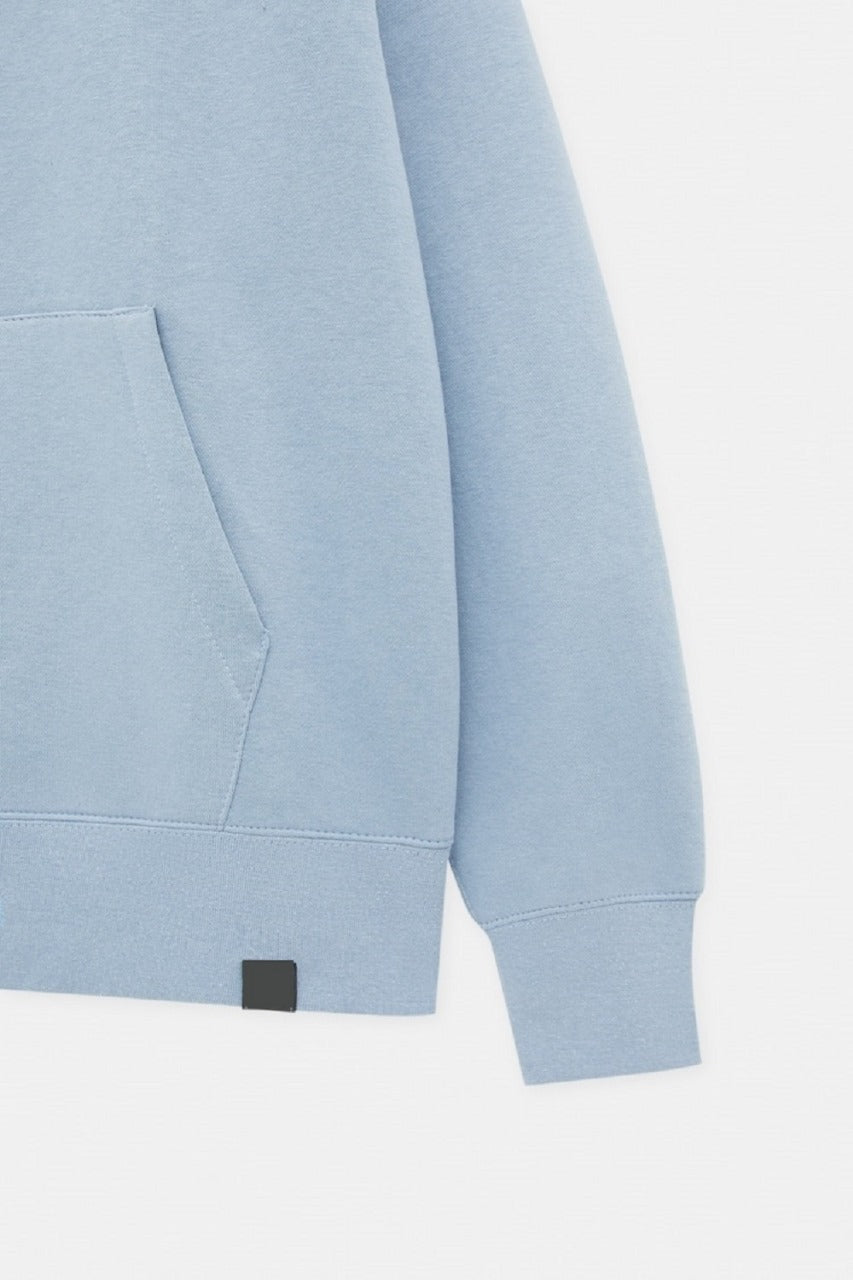 Unisex Basic Sky Blue Adults Hoodie Hooded Sweatshirt